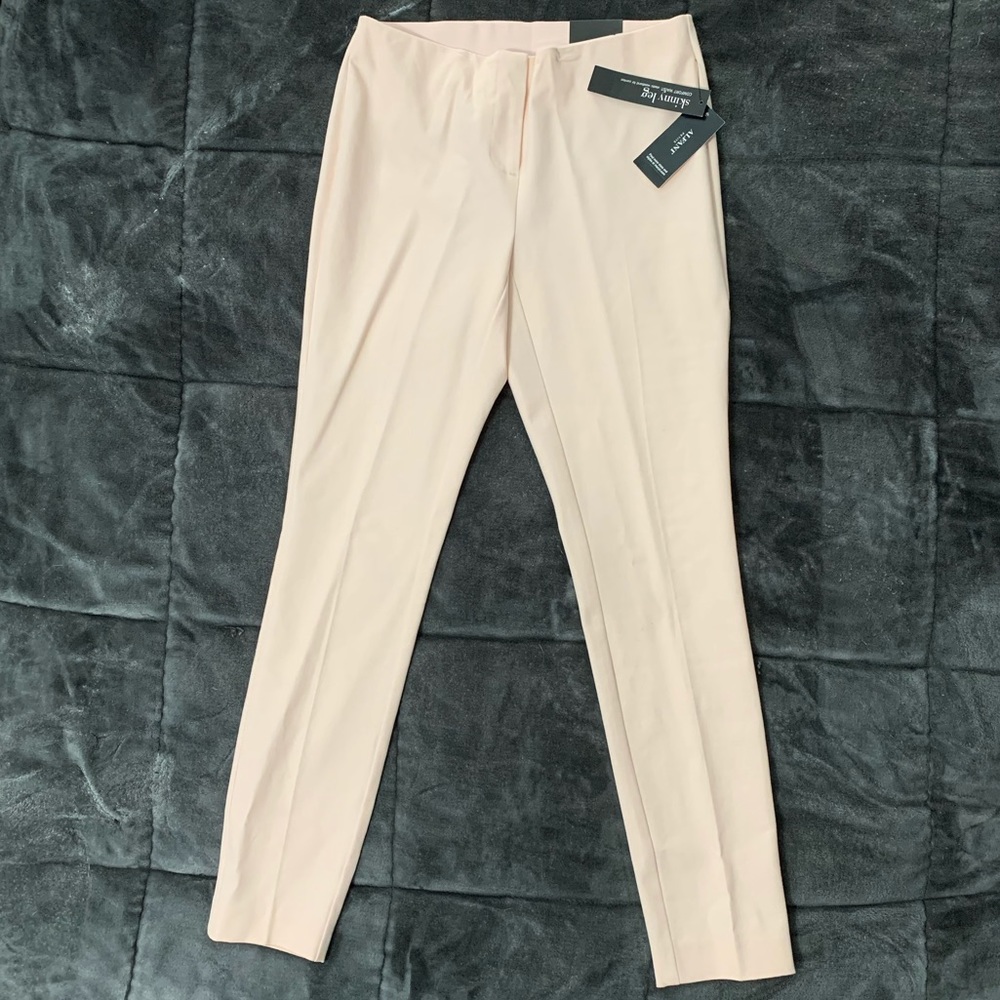 Alfani 2Petite Skinny Leg Silver Peony Pants